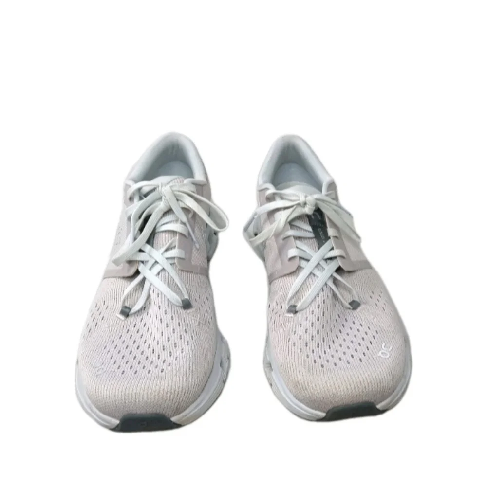 ON Running Cloud X 4 Shoes Women's Size 10.5 Sneakers Silver Chambray